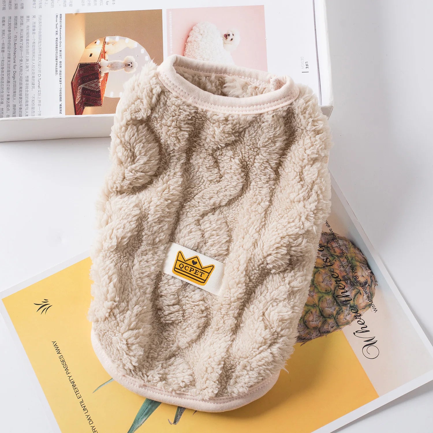 The Cozy Crown Fleece Pet Jumper