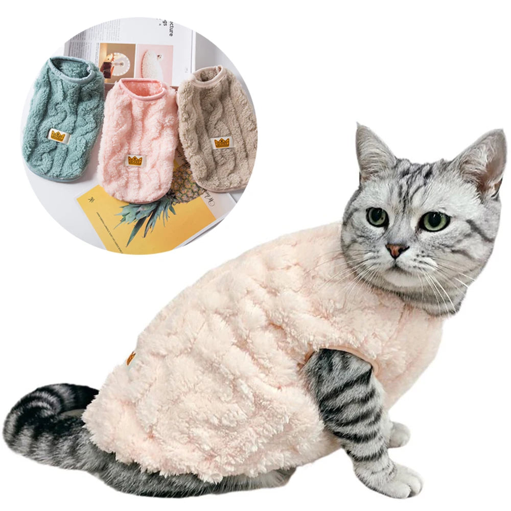 The Cozy Crown Fleece Pet Jumper