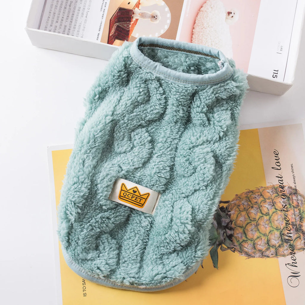 The Cozy Crown Fleece Pet Jumper