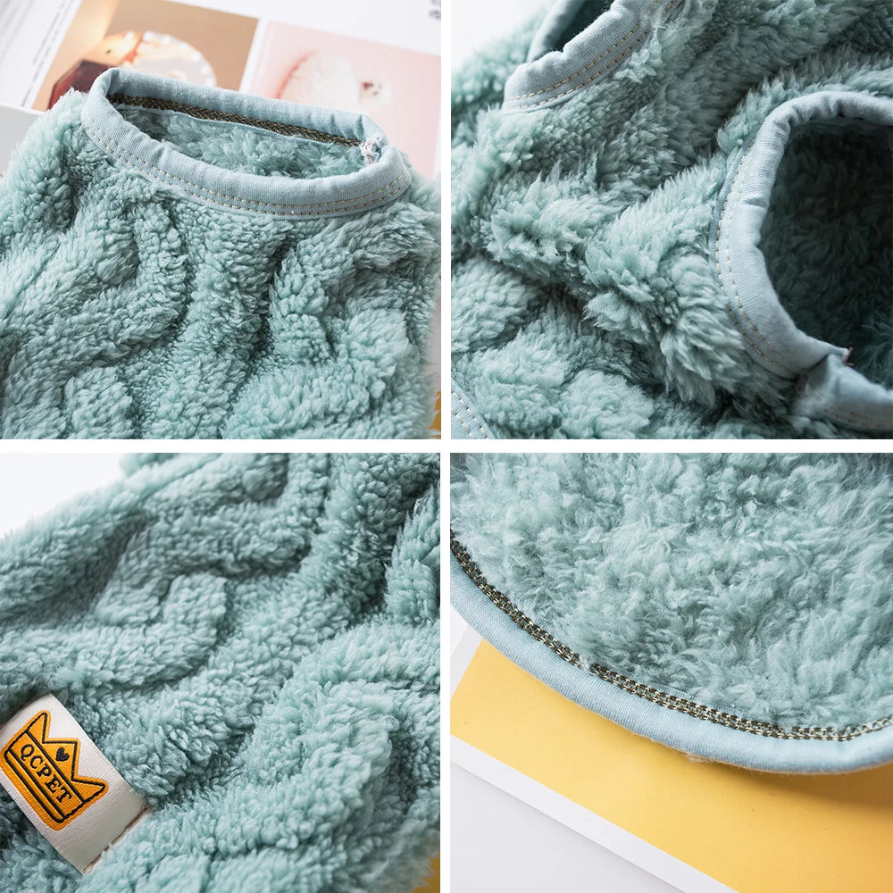 The Cozy Crown Fleece Pet Jumper