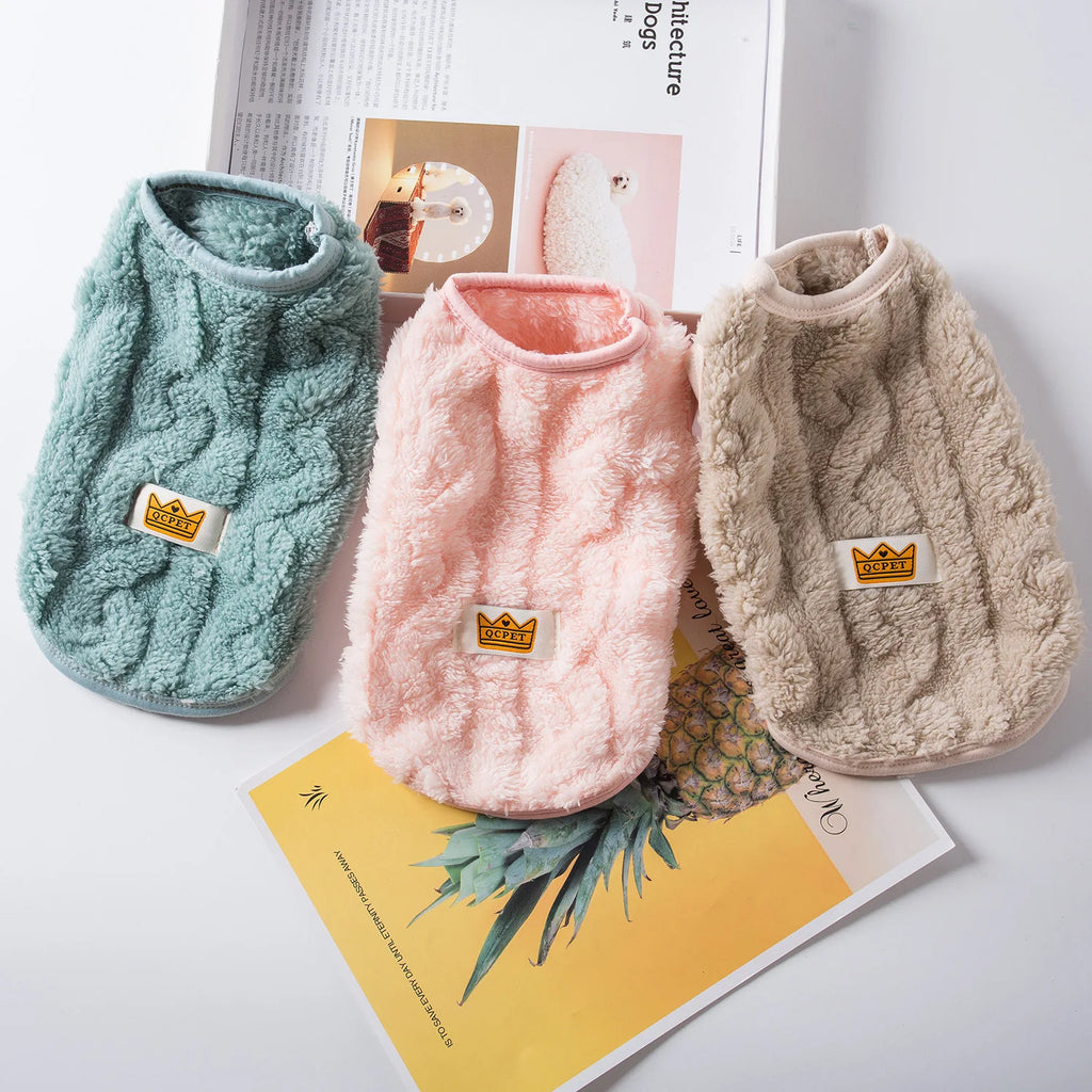 The Cozy Crown Fleece Pet Jumper